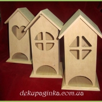 Будинок для чайних пакетиків (віконце - ромб)