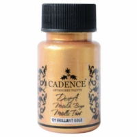 Акриловая краска Cadence Dora Metallic, 50 мл, блестящее золото