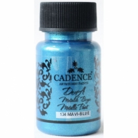 Акриловая краска Cadence Dora Metallic Paint, 50 мл, голубой