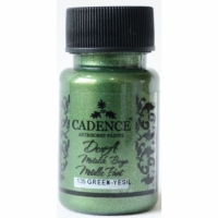 Акриловая краска Cadence Dora Metallic Paint, 50 мл, зелёный