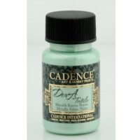 Краска для ткани металлик Cadence Dora Textil, 50 мл, мятный