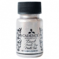 Акриловая краска Cadence Dora Metallic, 50 мл, бриллиантовый
