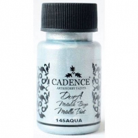 Акриловая краска Cadence Dora Metallic Paint, 50 мл, аква