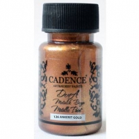 Акриловая краска Cadence Dora Metallic, 50 мл, далёкое золото