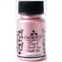 Акриловая краска Cadence Dora Metallic, 50 мл, засушенная роза