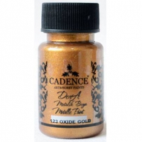Акриловая краска Cadence Dora Metallic Paint, 50 мл, оксид золот