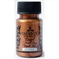 Акриловая краска Cadence Dora Metallic Paint, 50 мл, топаз
