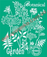 Трафарет Ботанический, 21х28 см
